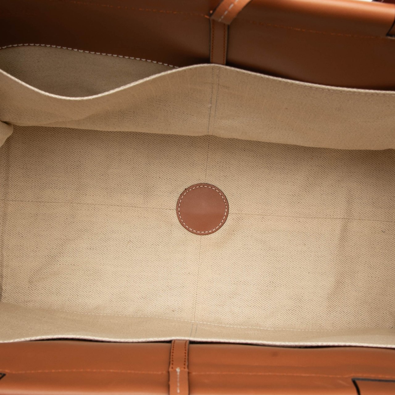 Loewe Paulas Ibiza Small Printed Canvas Cushion Tote Rood