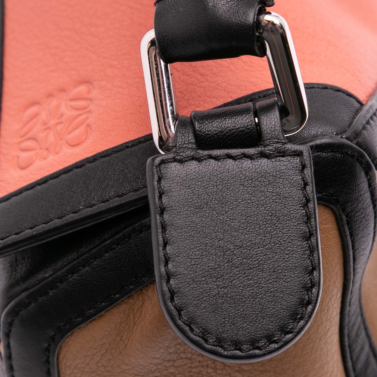 Loewe Small Calfskin Graphic Puzzle Satchel Bruin