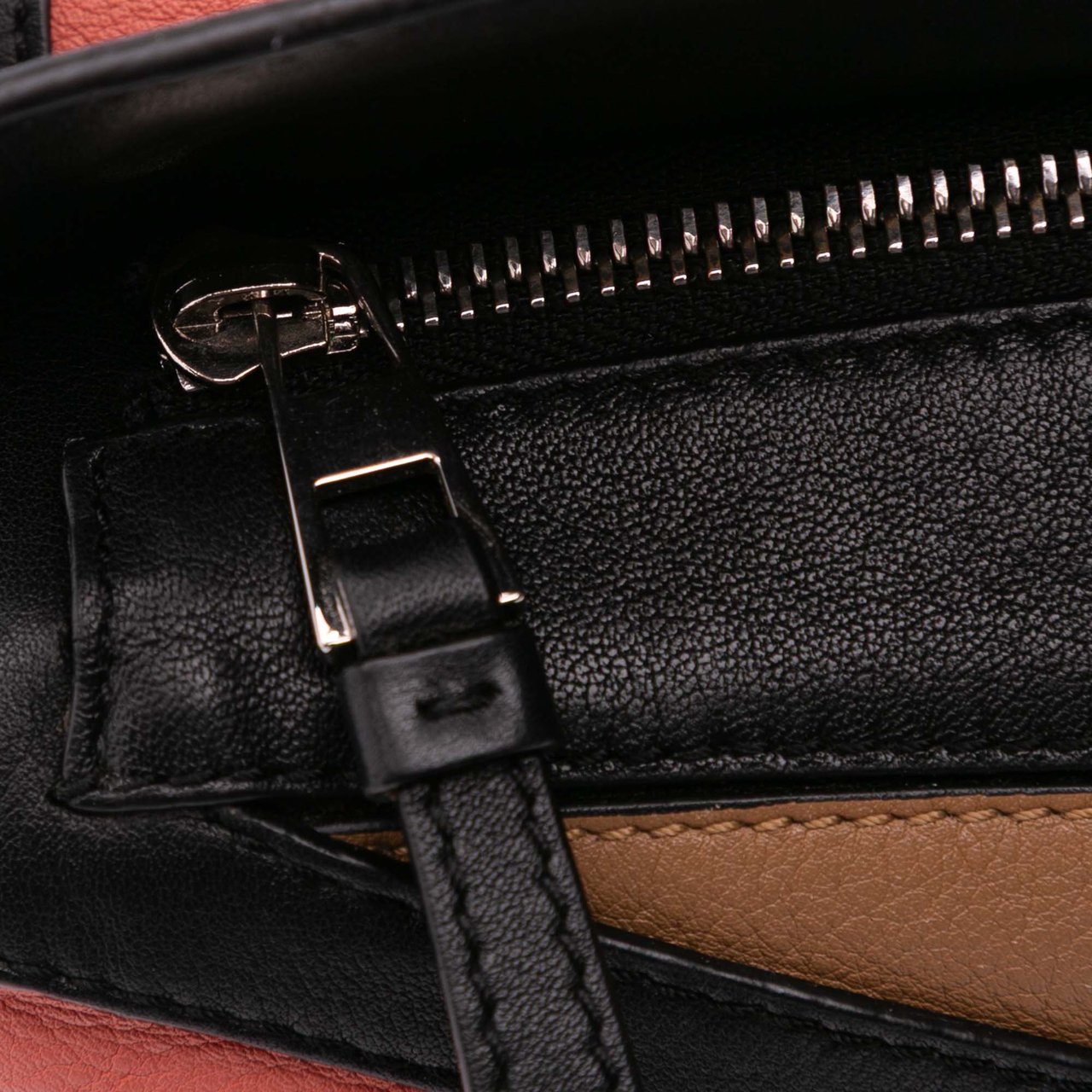 Loewe Small Calfskin Graphic Puzzle Satchel Bruin