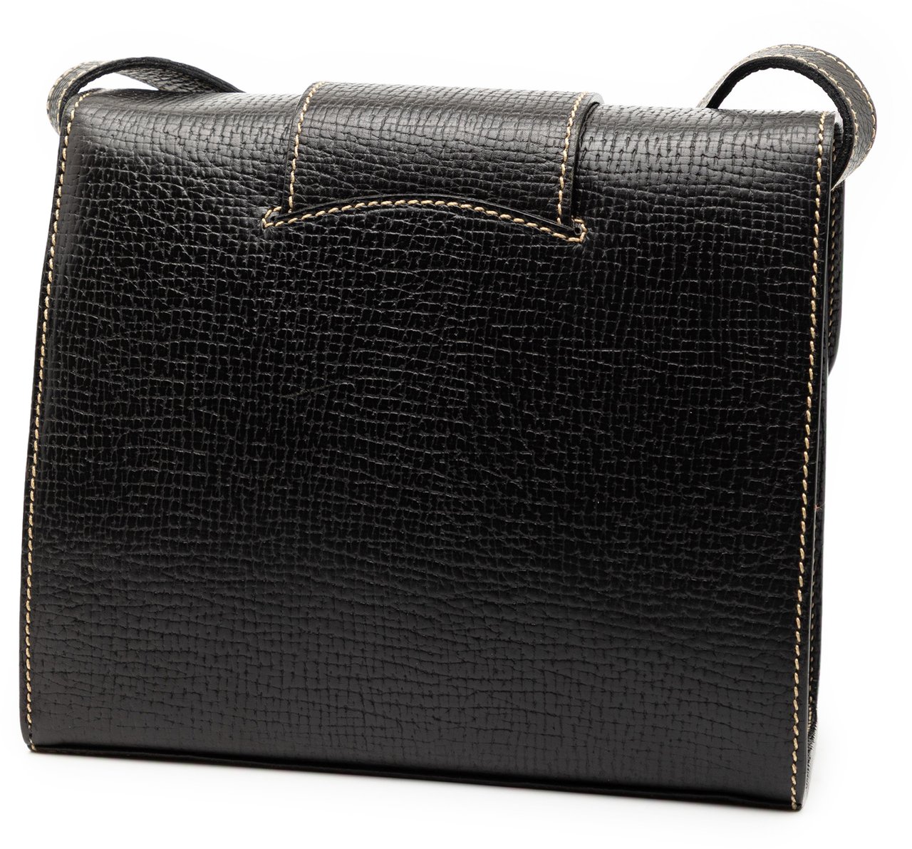 Loewe Leather Toggle Flap Crossbody Zwart