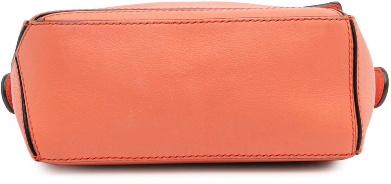 Loewe Mini Calfskin Puzzle Satchel Oranje