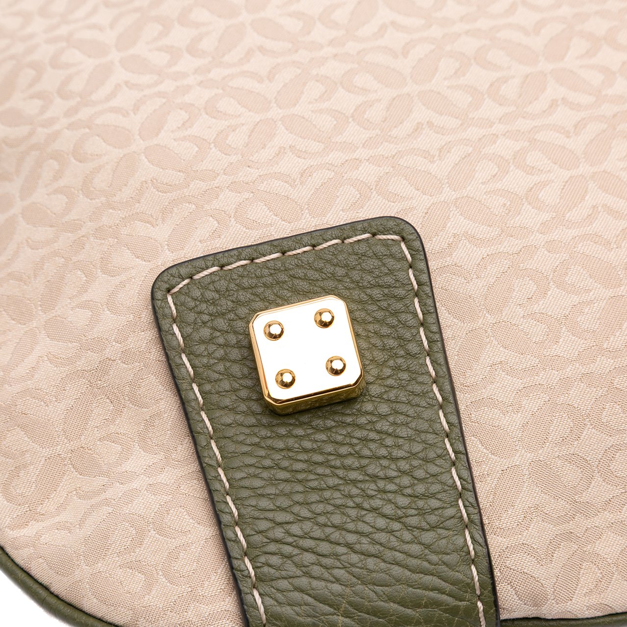 Loewe Anagram Canvas New Road Crossbody Bruin