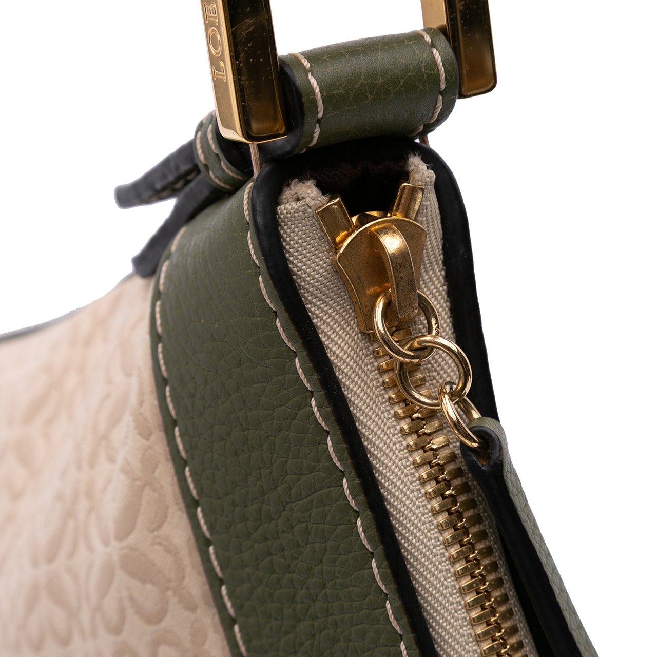 Loewe Anagram Canvas New Road Crossbody Bruin