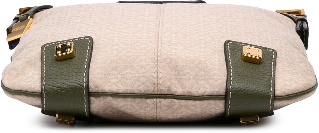 Loewe Anagram Canvas New Road Crossbody Bruin