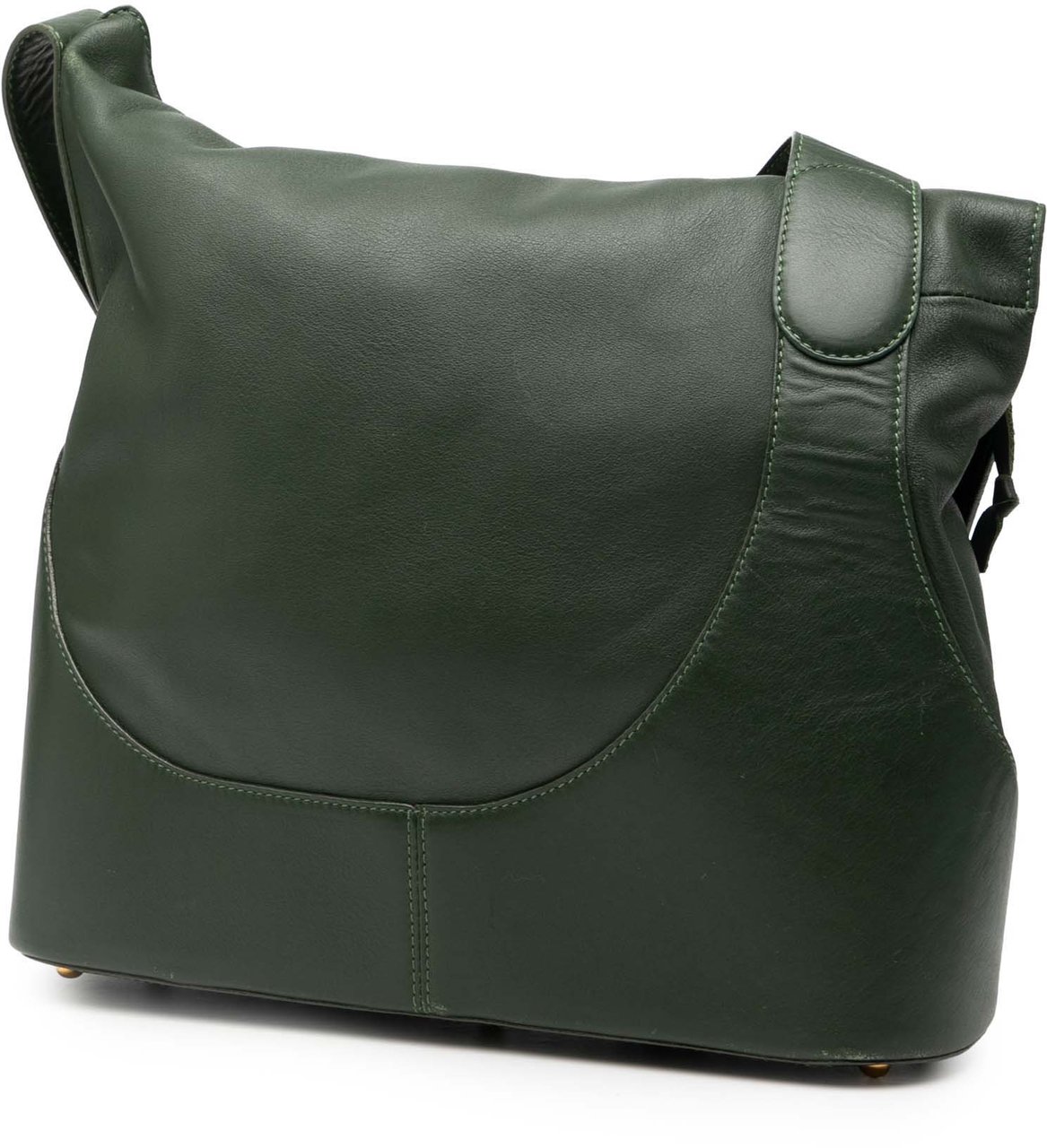 Loewe Leather Anton Crossbody Groen