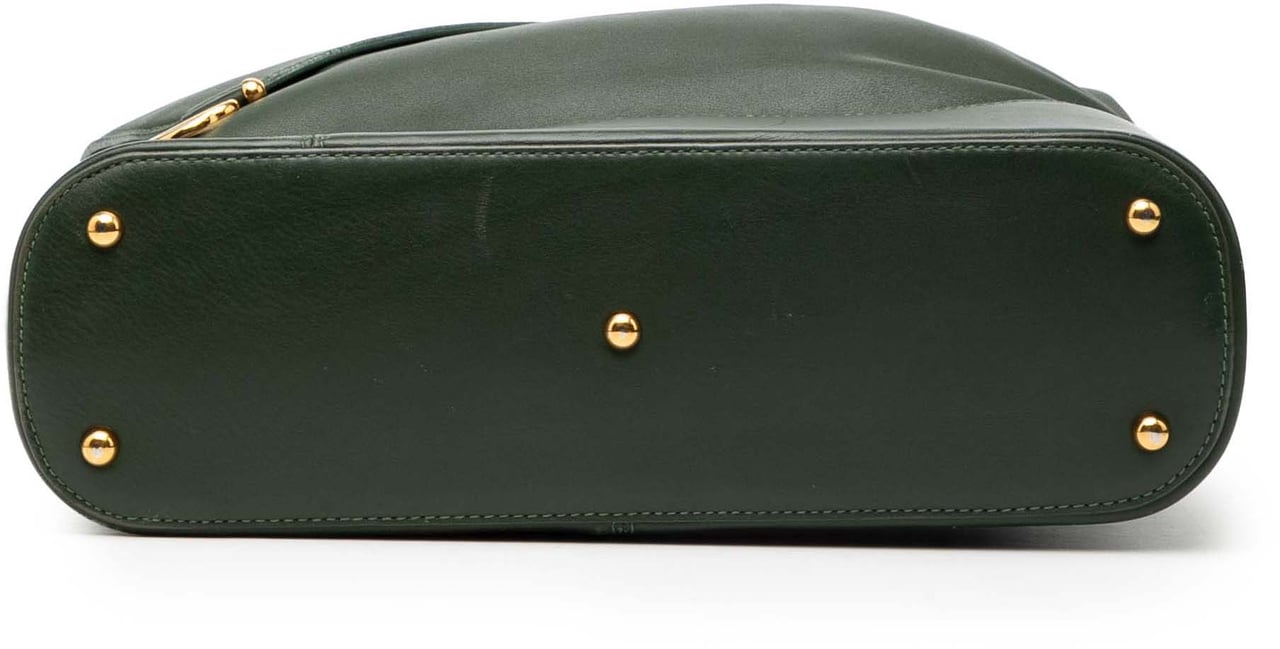 Loewe Leather Anton Crossbody Groen