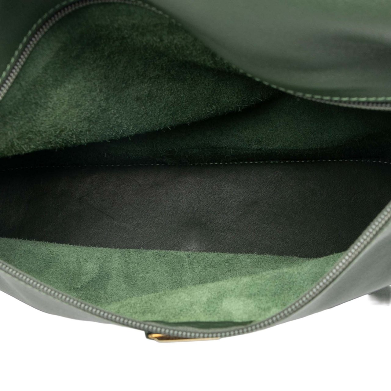 Loewe Leather Anton Crossbody Groen