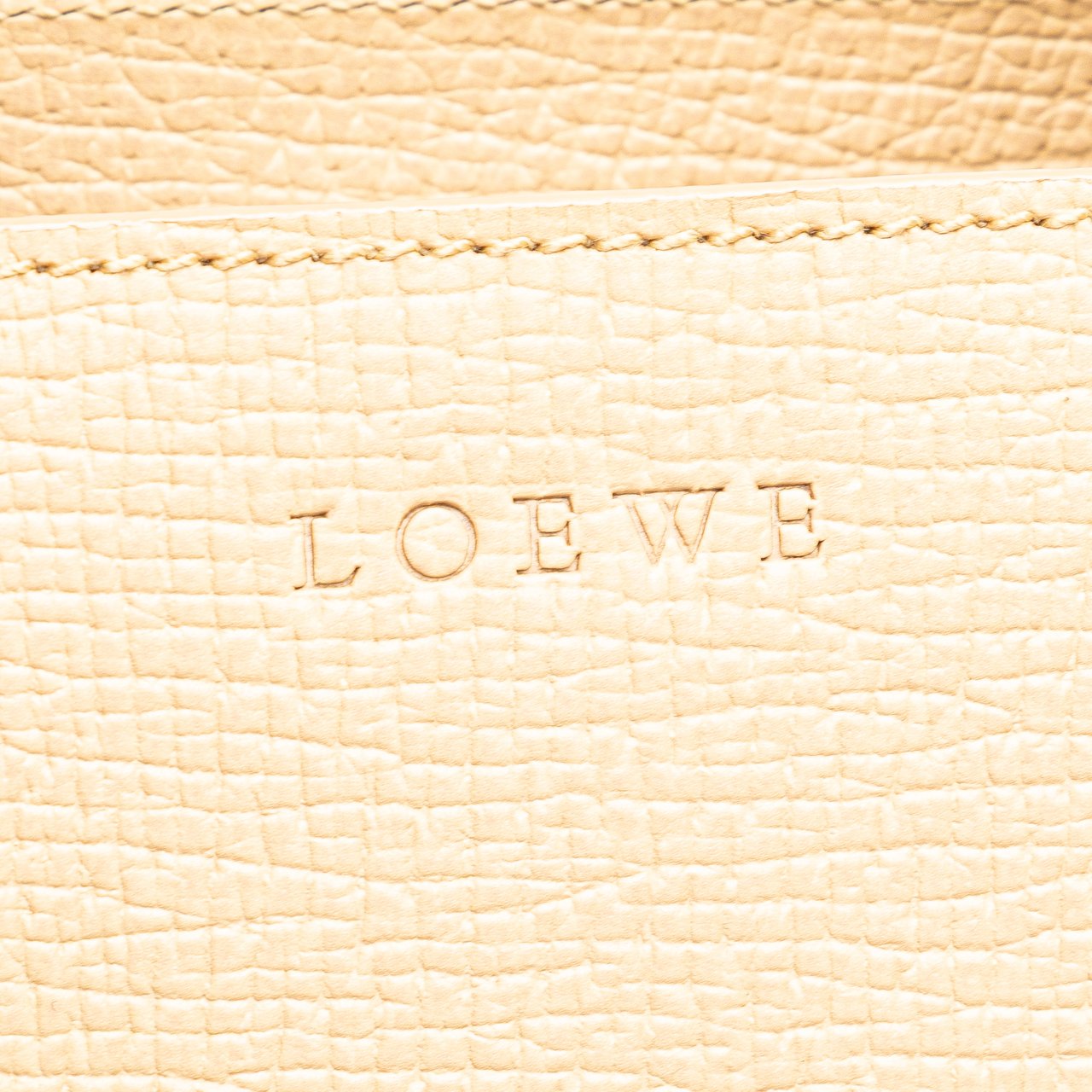 Loewe Leather Tote Bruin