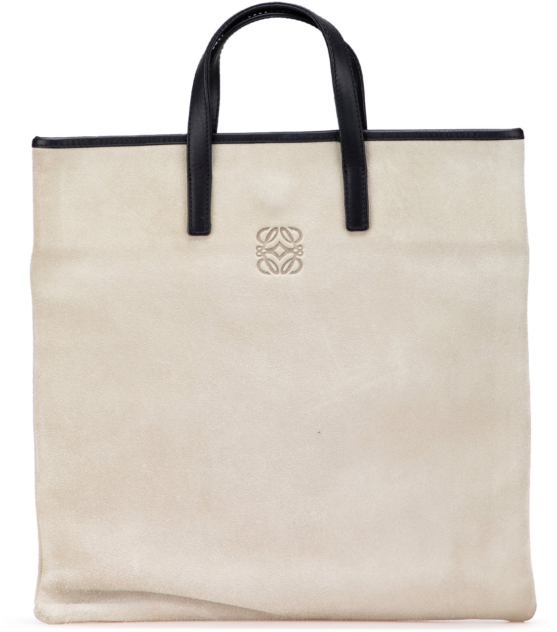 Loewe Anagram Suede Tote Bruin