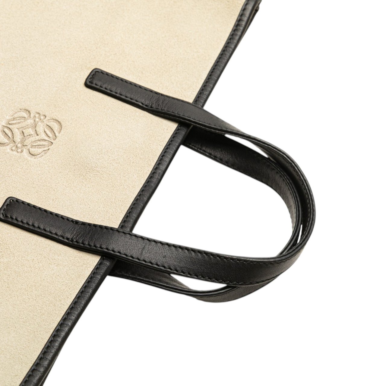 Loewe Anagram Suede Tote Bruin