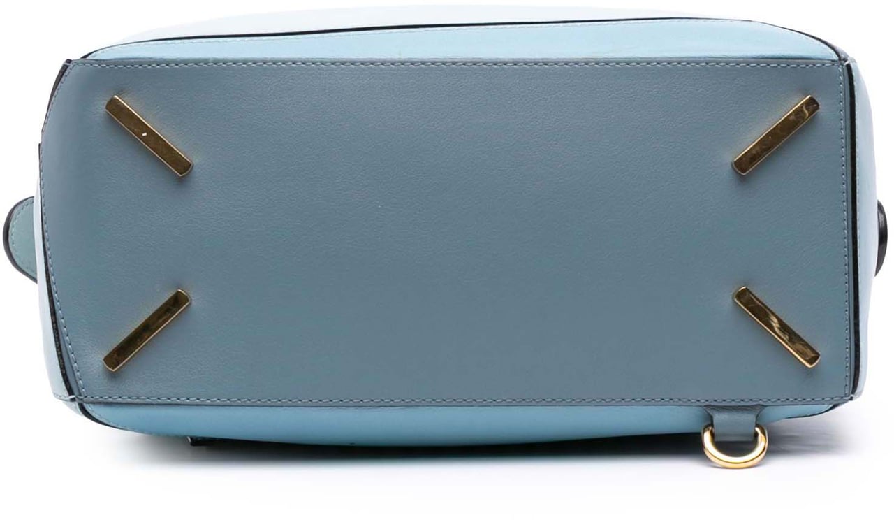 Loewe Medium Tricolor Calfskin Puzzle Satchel Blauw