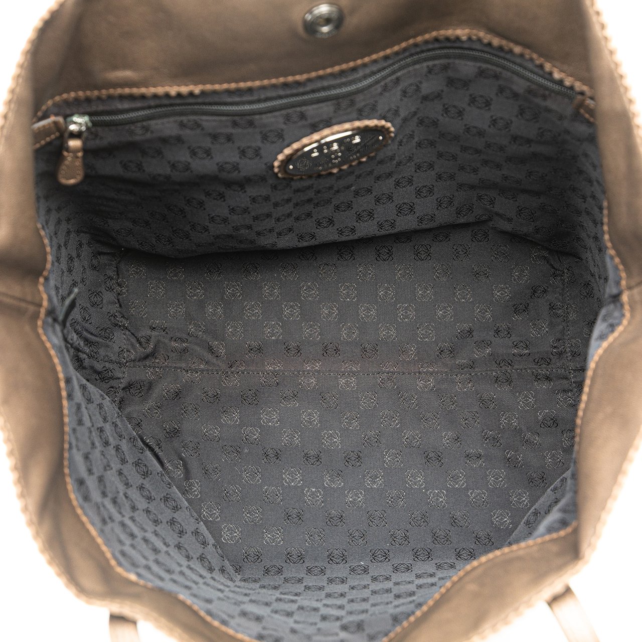 Loewe Anagram Nappa Tote Bruin