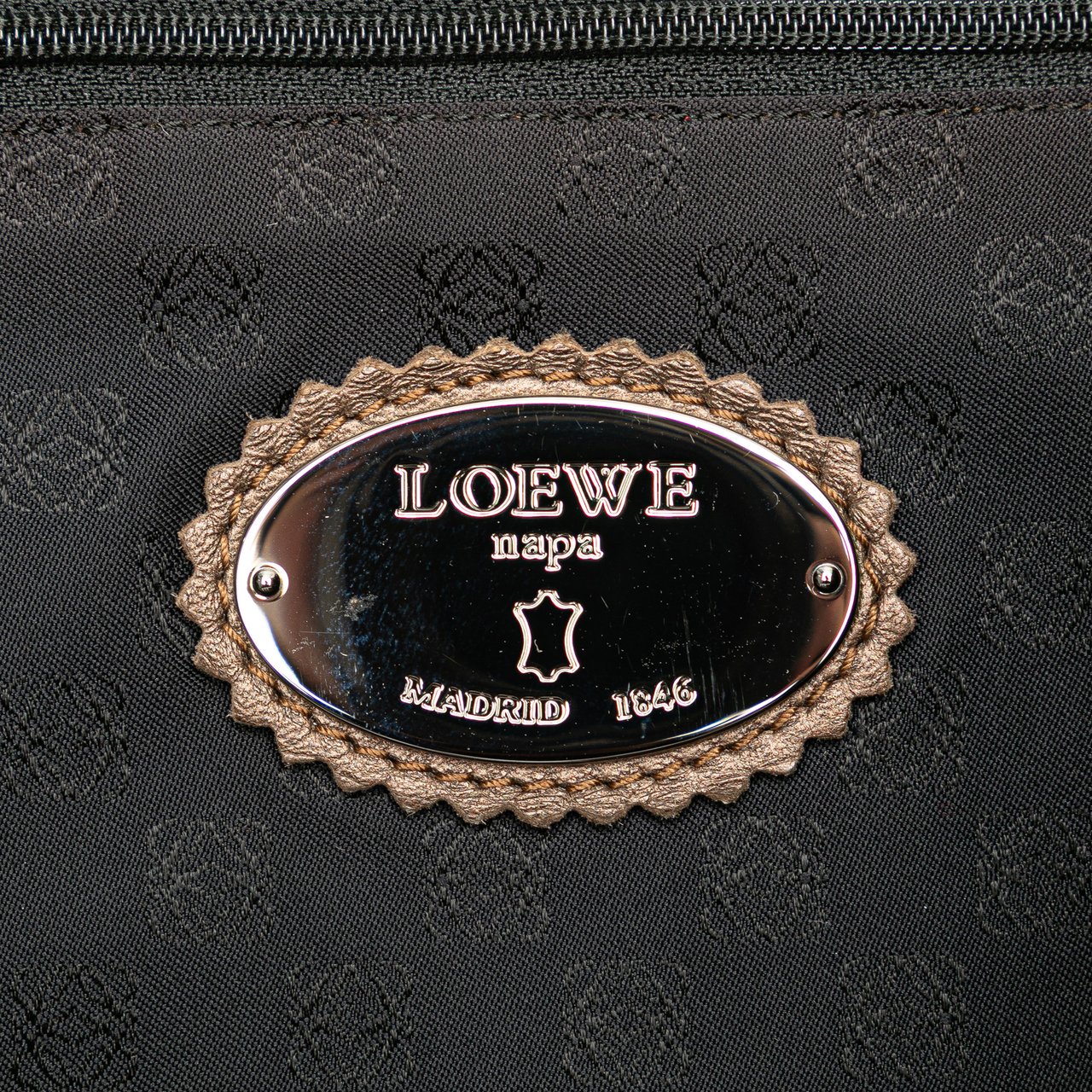 Loewe Anagram Nappa Tote Bruin