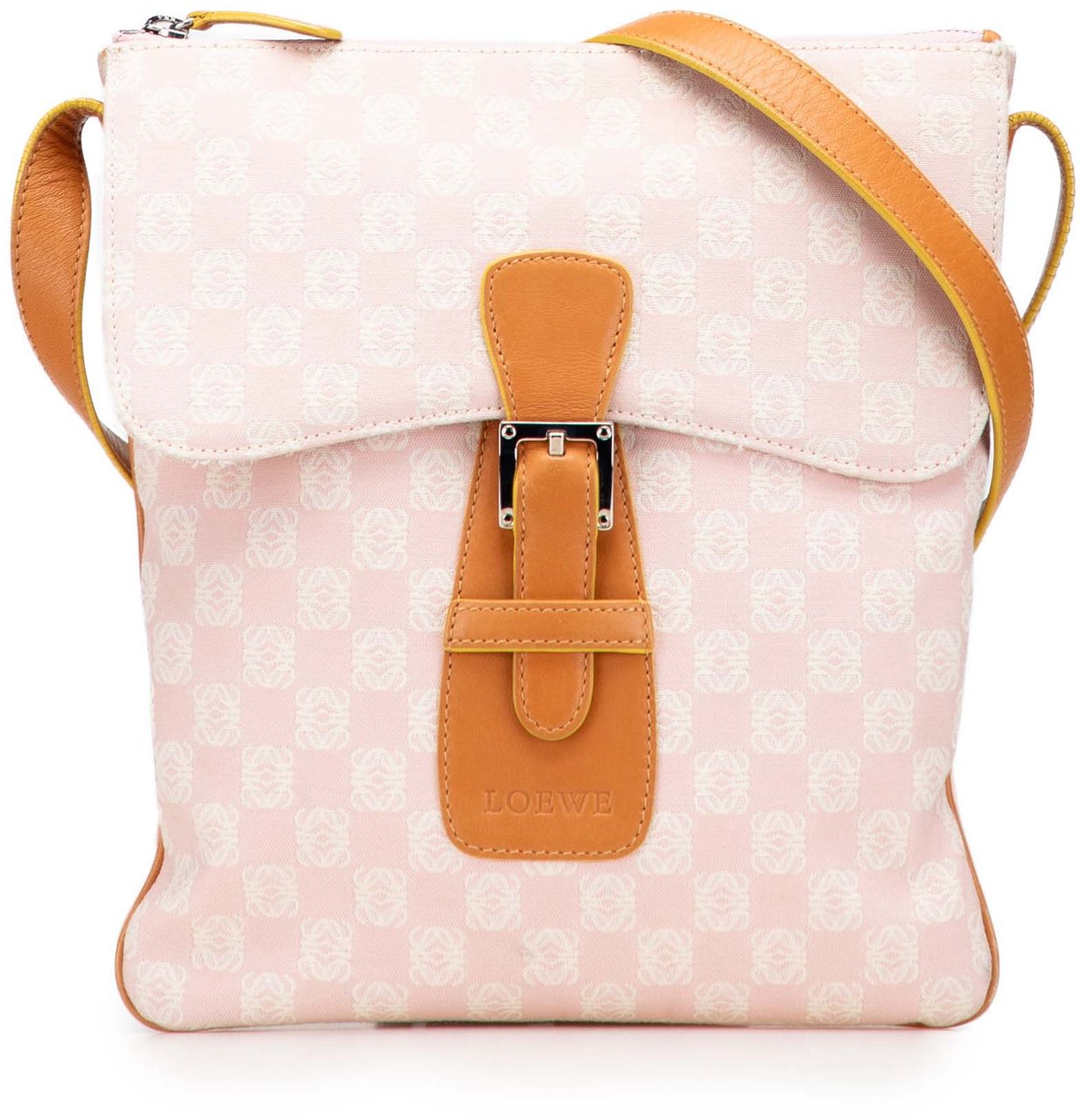 Loewe Anagram Canvas Crossbody Roze