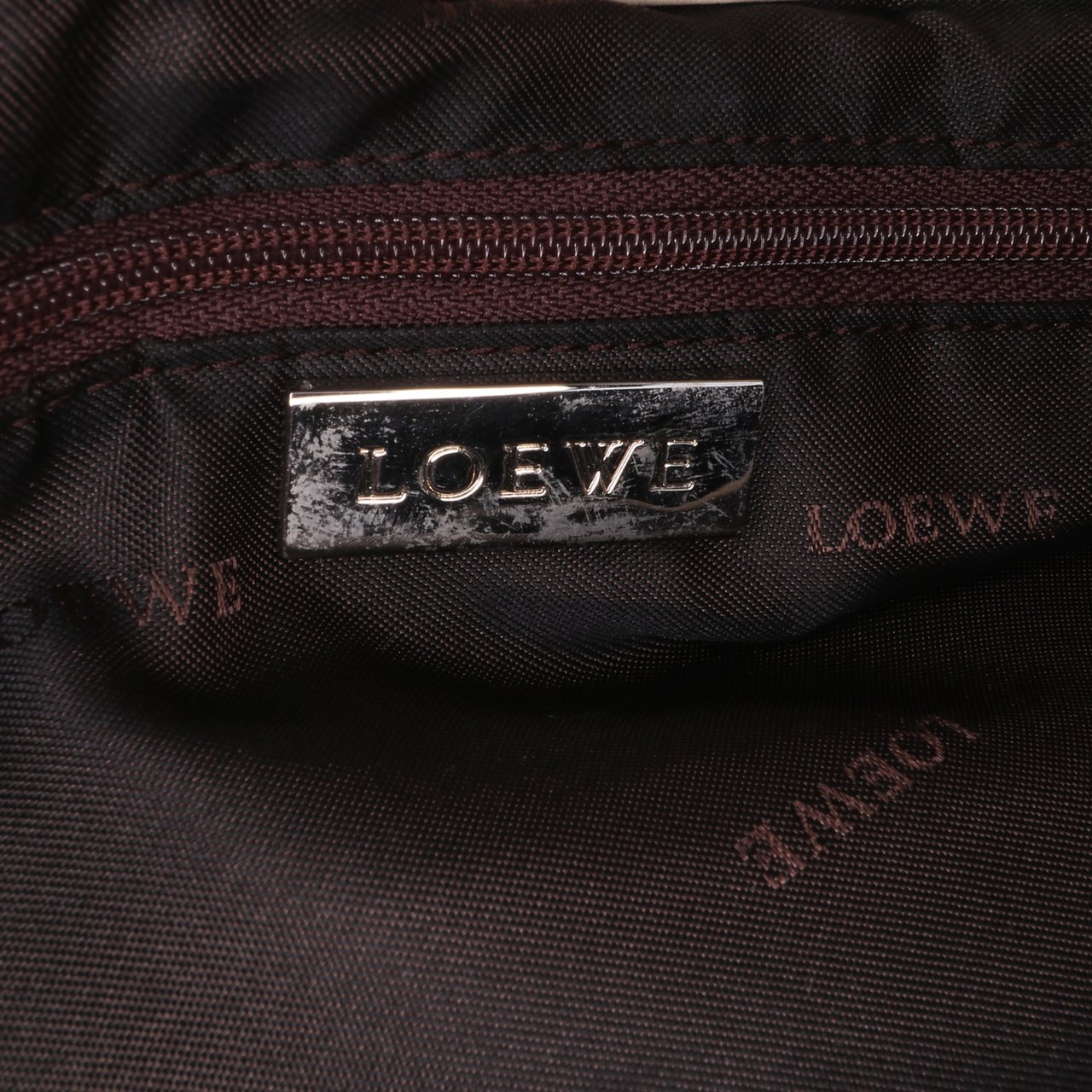 Loewe Leather Shoulder Bag Bruin