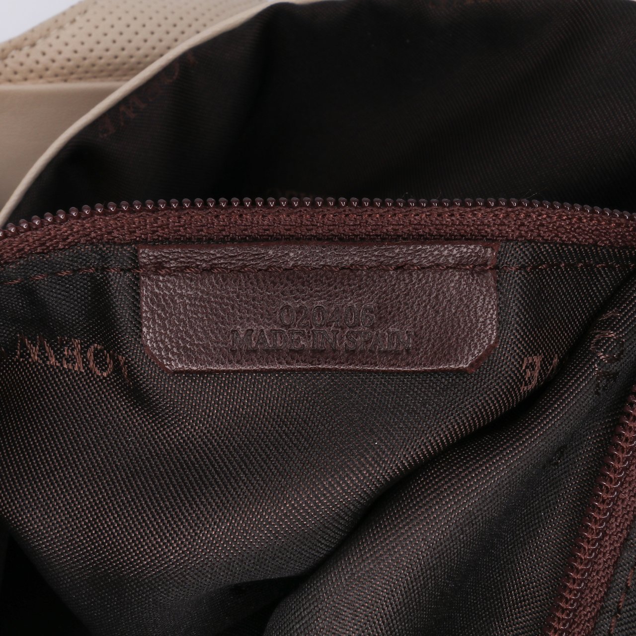 Loewe Leather Shoulder Bag Bruin