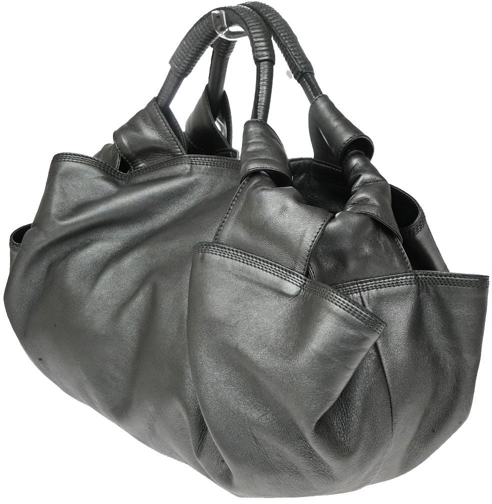 Loewe Anagram Logo Nappa Aire Hand Leather Grijs