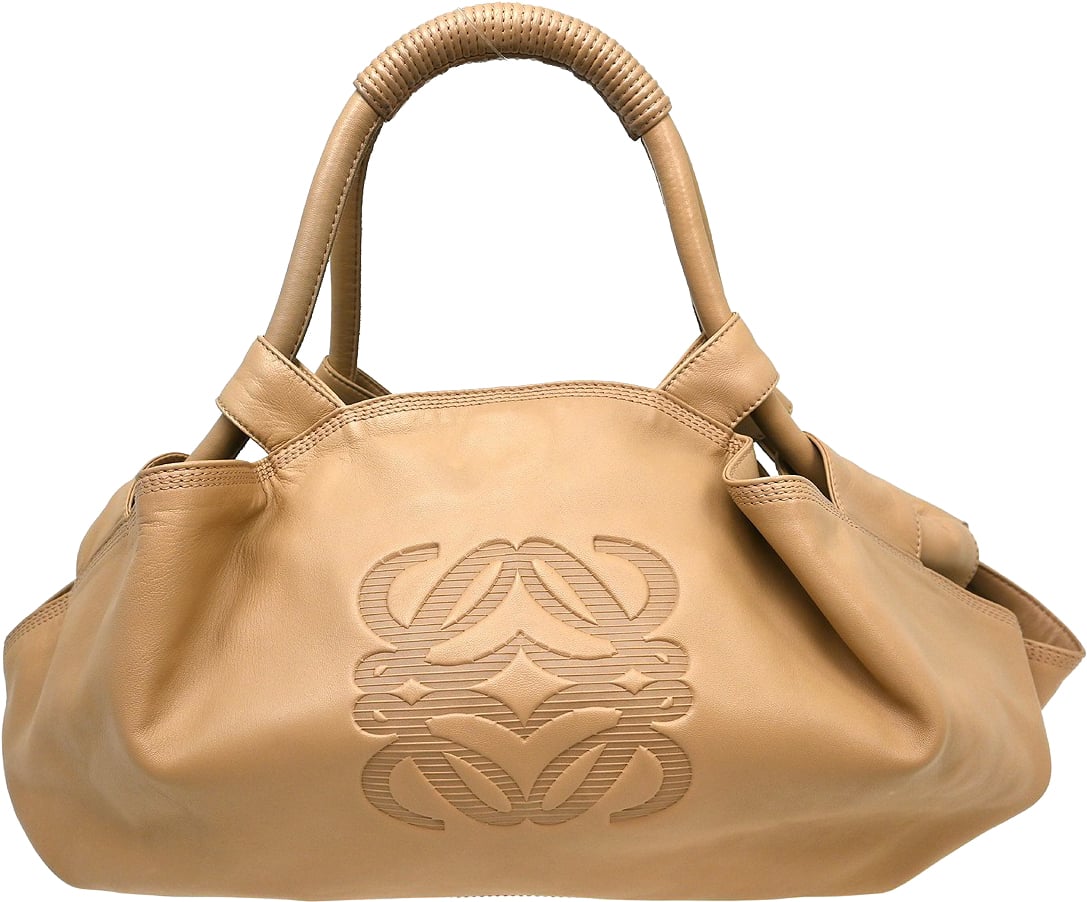 Loewe Anagram Logo Nappa Aire Hand Leather Zwart