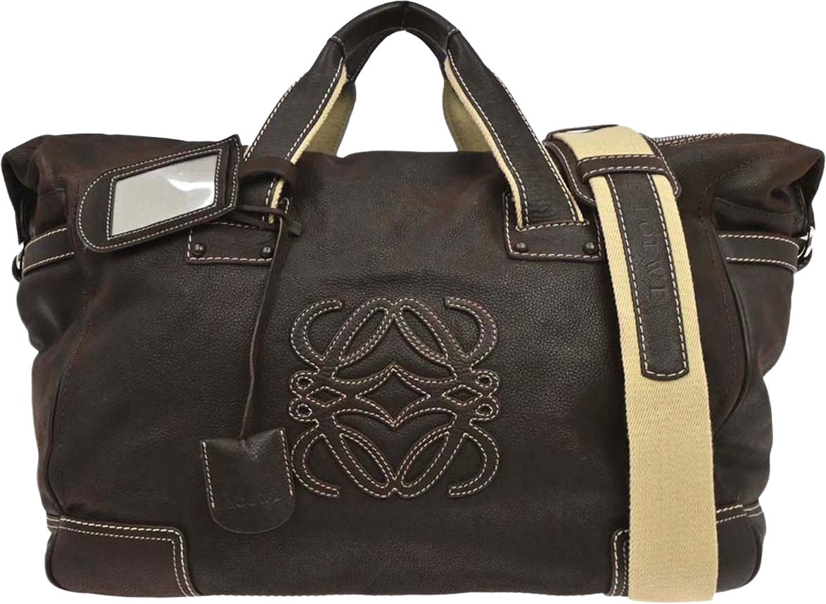 Loewe Anagram Bag leather Bruin