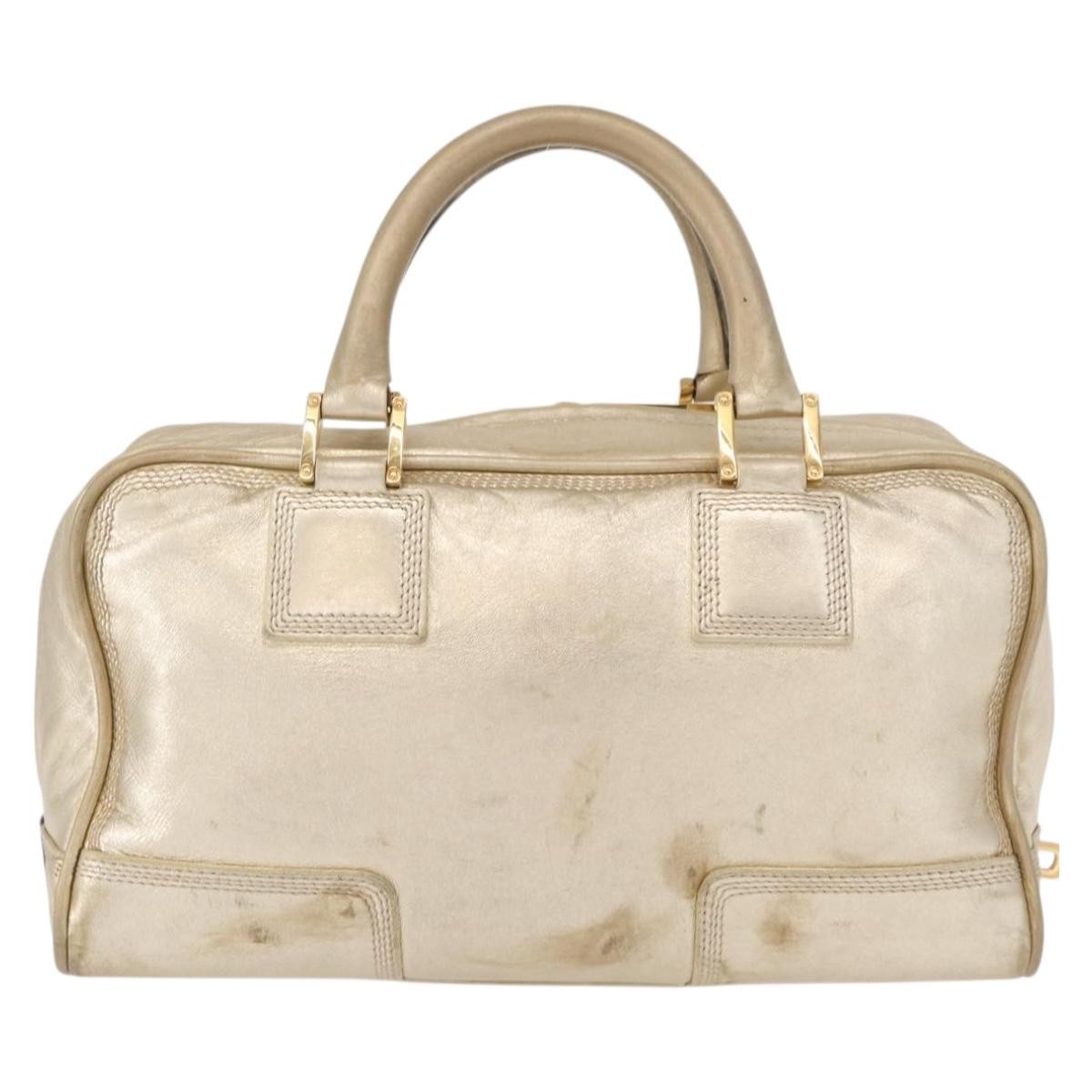 Loewe Loewe Amazona NM Bag gold leather Goud