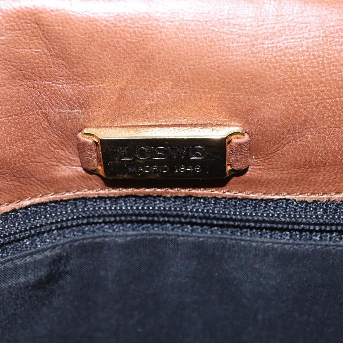 Loewe Loewe Flap Messenger Bag Leather Small Bruin