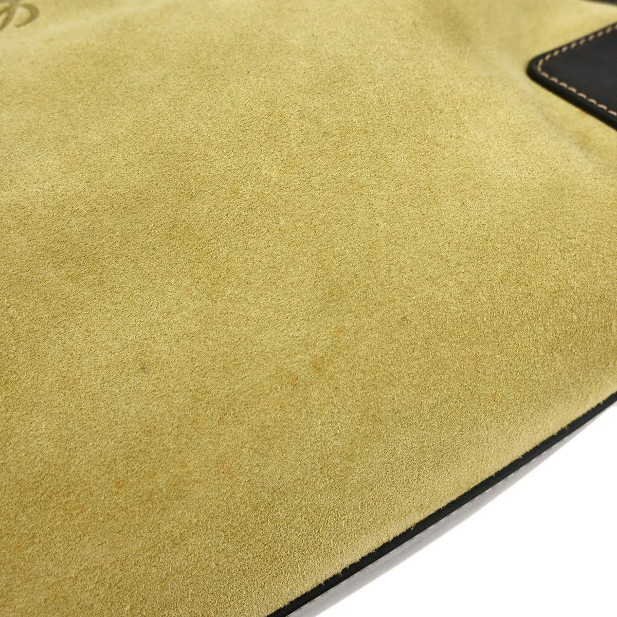 Loewe Loewe Amazona suede suede bag medium Beige