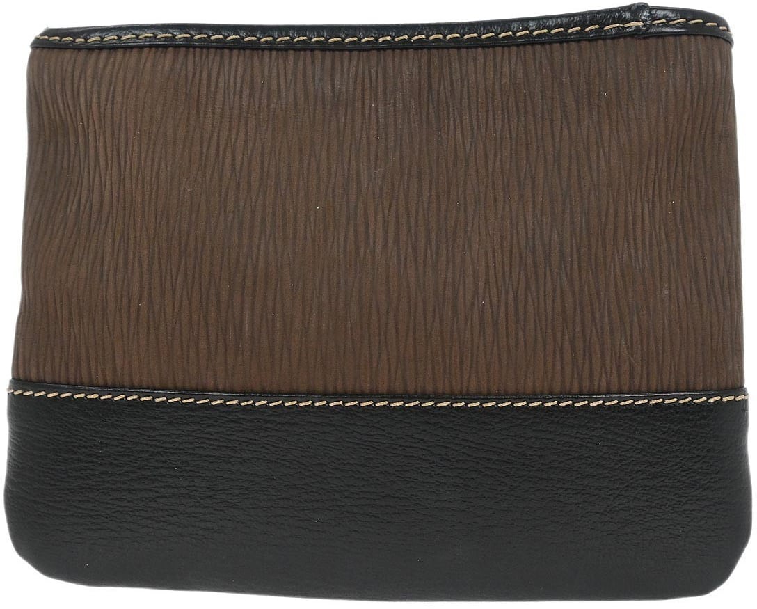 Loewe Loewe Velazquez Clutch Bag Leather Bruin