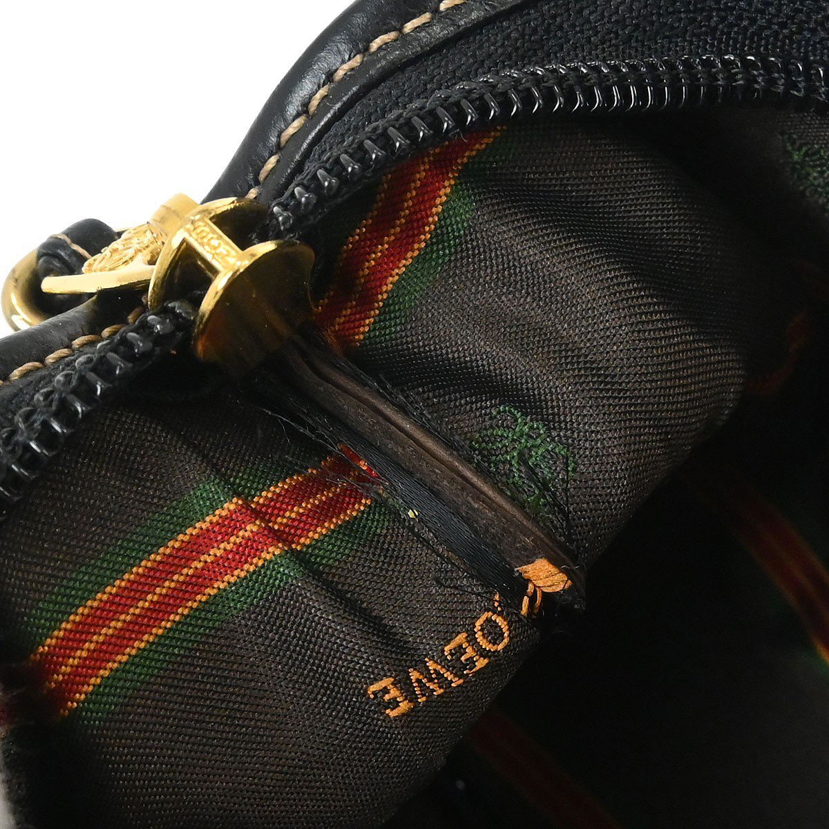 Loewe Loewe Velazquez Clutch Bag Leather Bruin