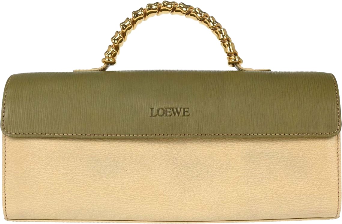 Loewe Vintage Velazquez Top Handle Leather Beige