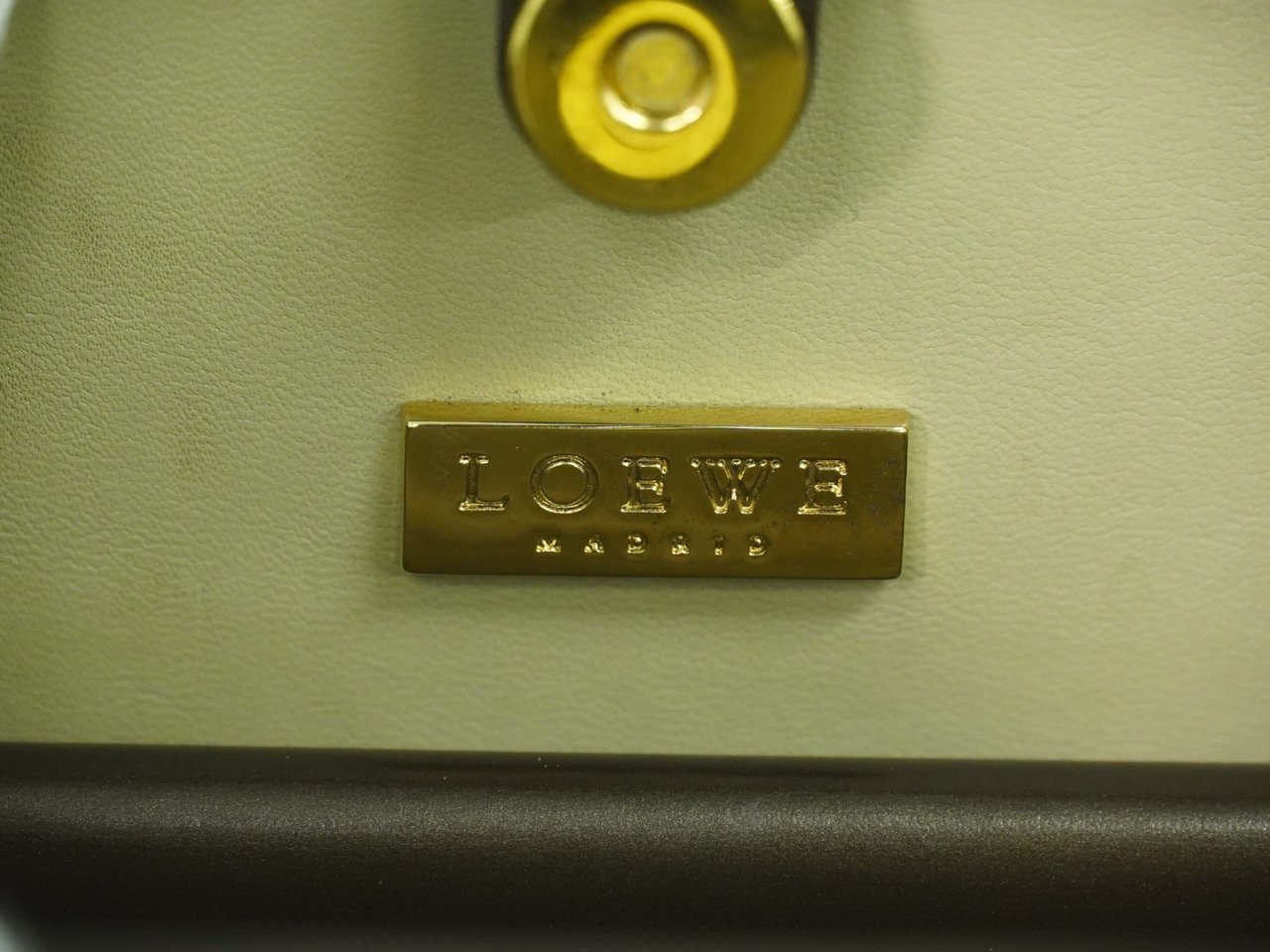 Loewe Loewe Postal Bag Leather Small Bruin