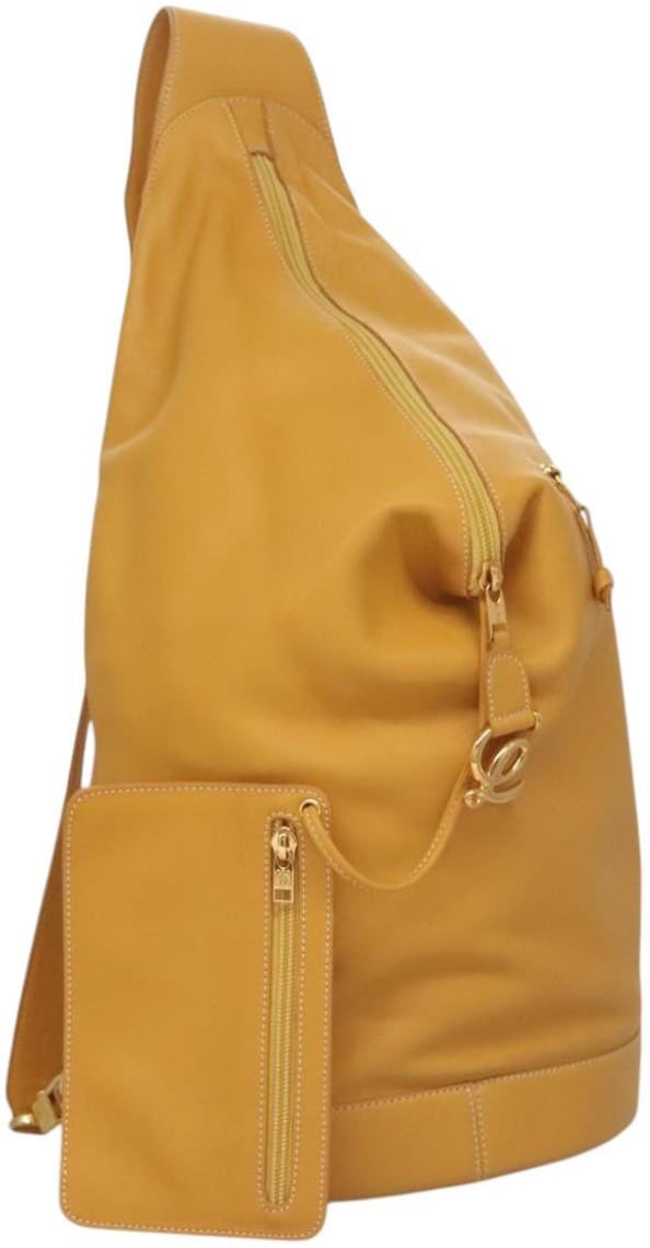 Loewe Loewe Anton Sling Bag Leather Small Geel