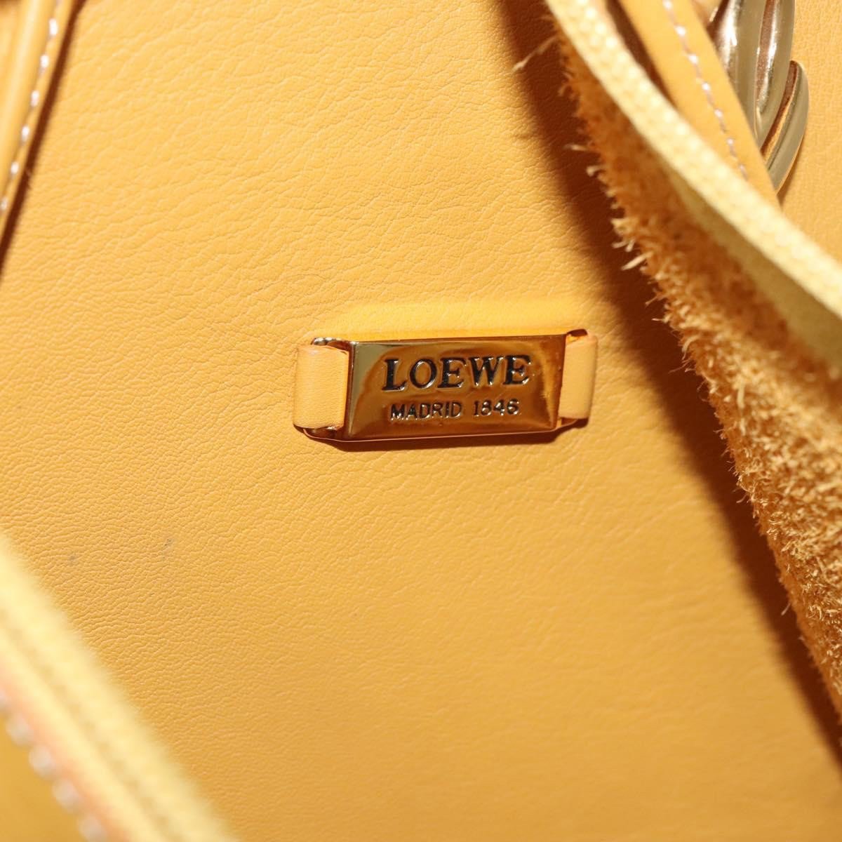 Loewe Loewe Anton Sling Bag Leather Small Geel