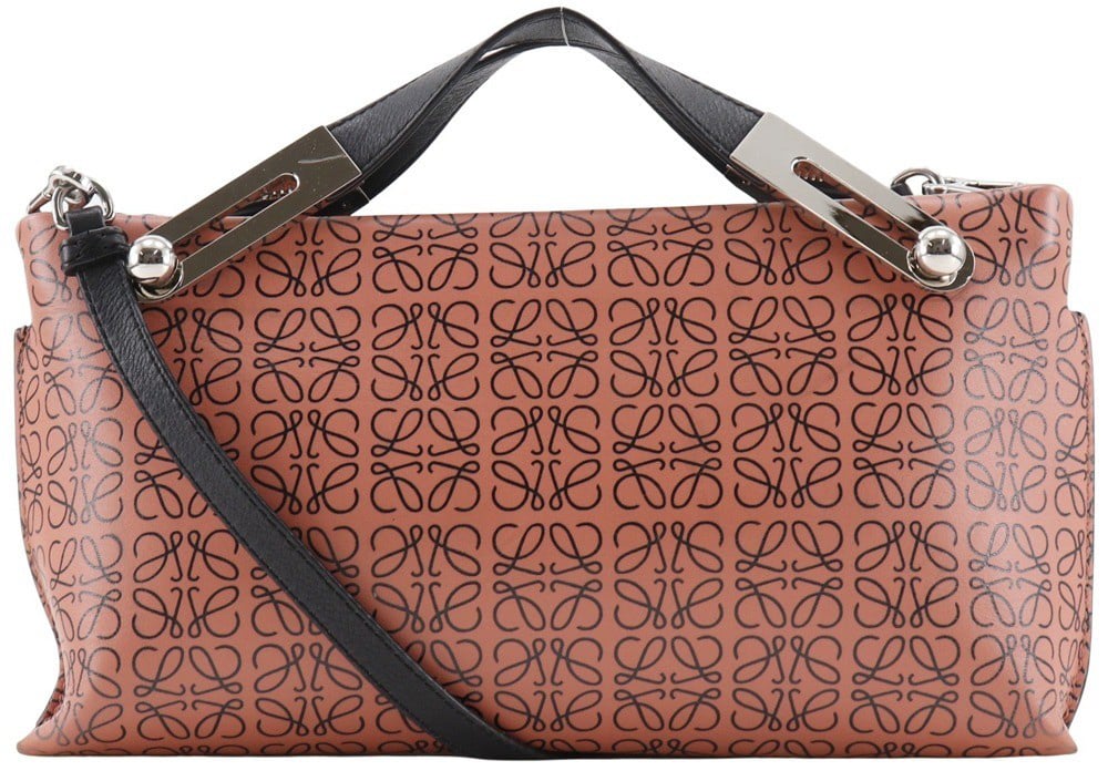 Loewe Loewe Missy Handbag Anagram Printed Leather Small Roze