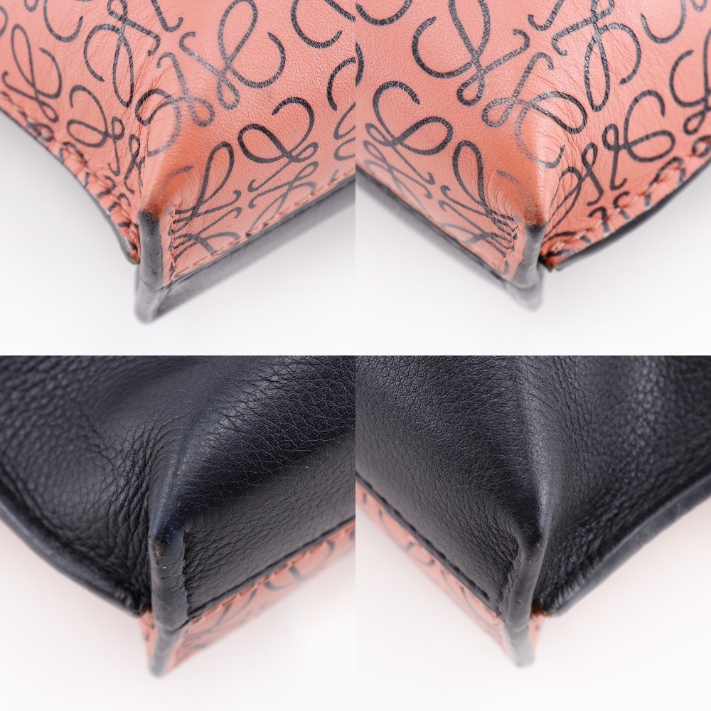 Loewe Loewe Missy Handbag Anagram Printed Leather Small Roze