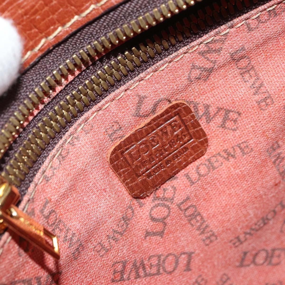 Loewe Anagram PVC Leather Bruin