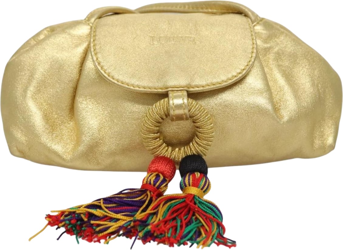 Loewe Vintage Leather Goud