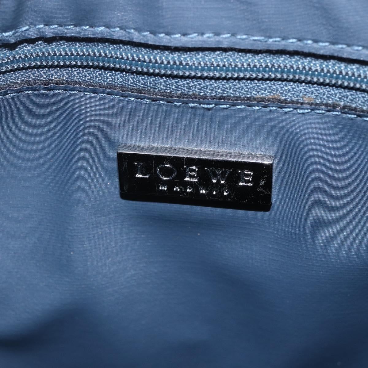 Loewe Loewe Anagram Shoulder Bag Canvas Navy