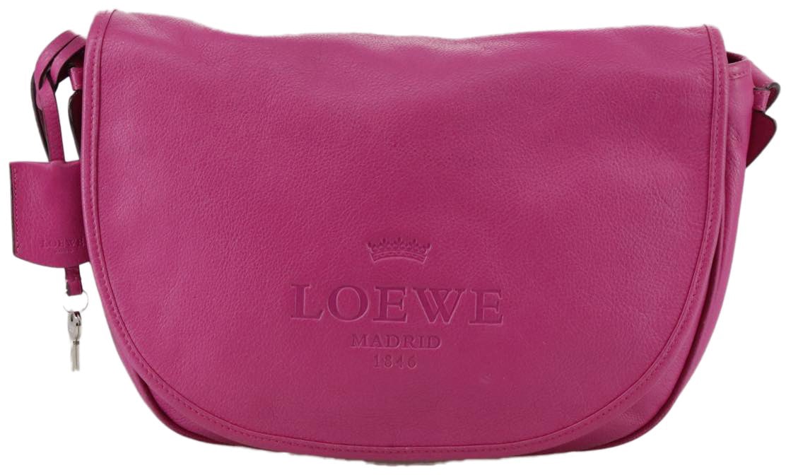 Loewe Loewe Heritage Messenger Leather Medium Roze