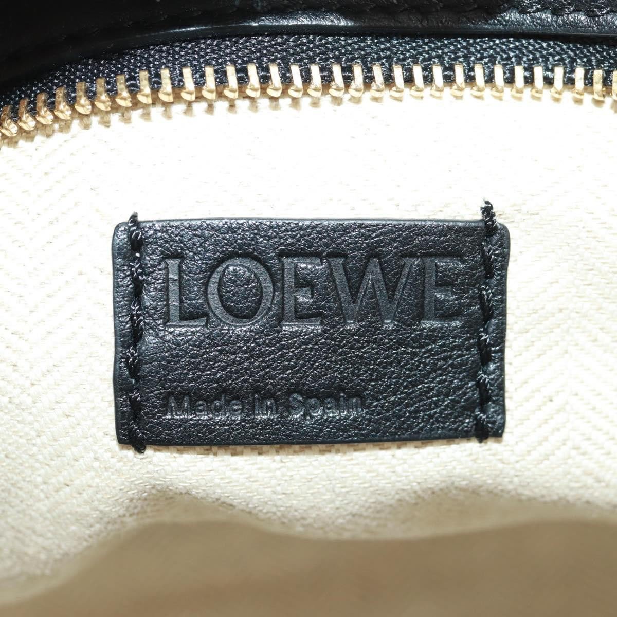 Loewe Loewe Pochette Woven Raffia Beige