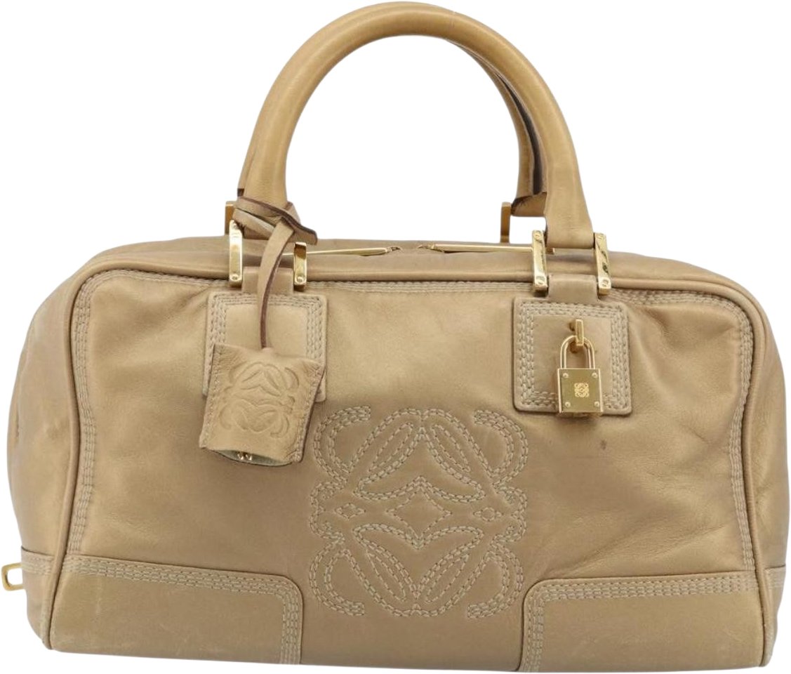 Loewe Loewe Amazona Bag Leather 28 Goud