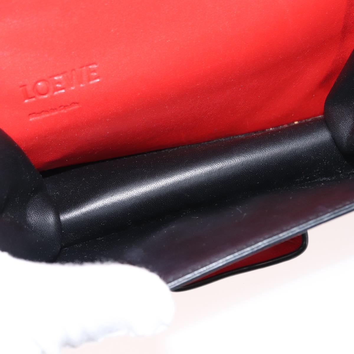 Loewe Loewe Barcelona Shoulder Bag Leather Mini Blauw