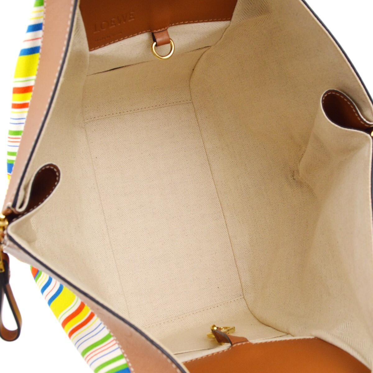 Loewe Loewe Hammock Bag Printed Canvas Medium Divers