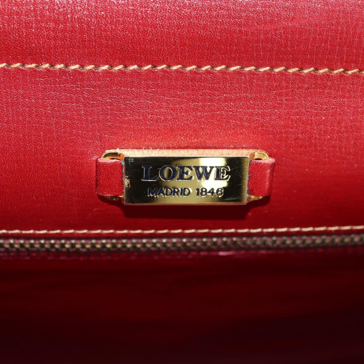 Loewe Loewe Leather Briefcase Leather Rood