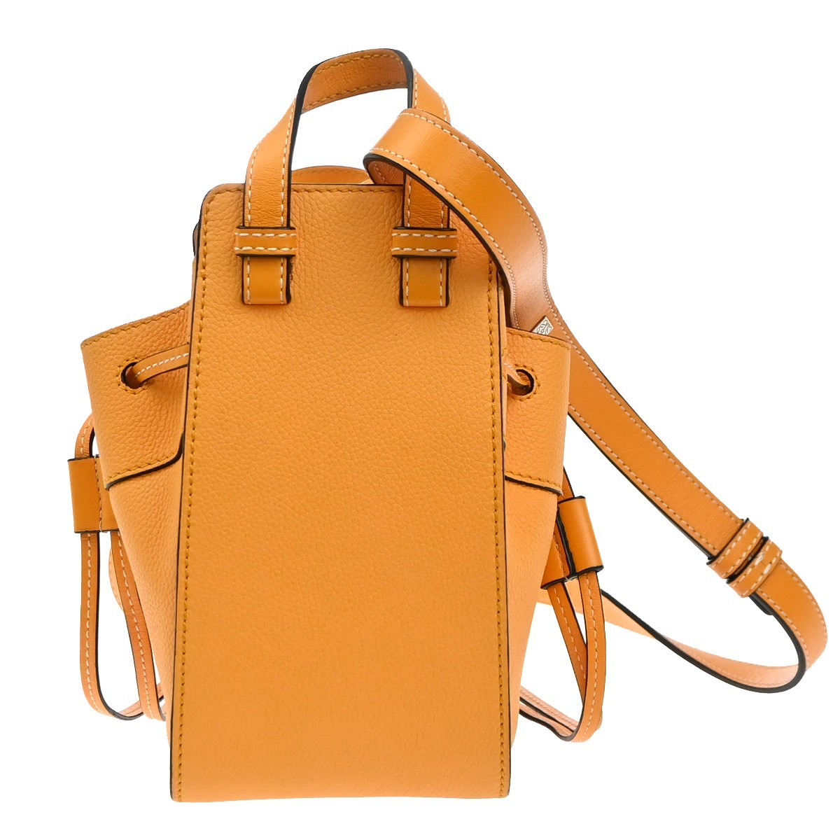 Loewe Loewe Hammock Bag Leather Mini Oranje