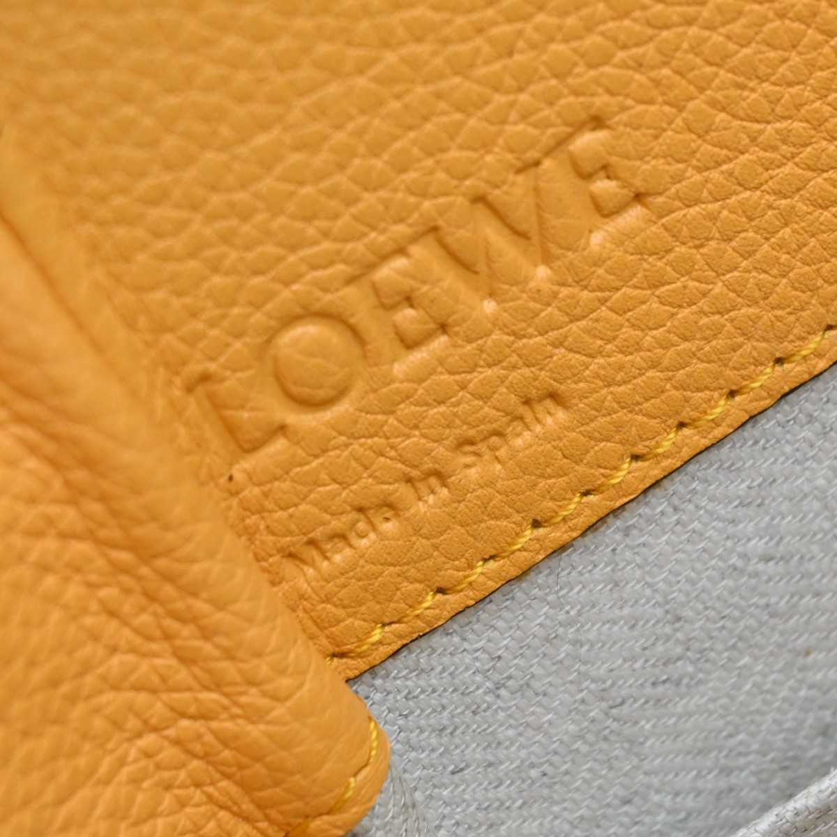 Loewe Loewe Hammock Bag Leather Mini Oranje