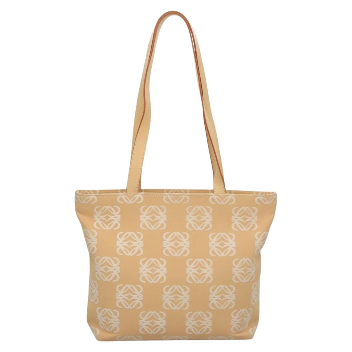 Loewe Loewe Anagram Tote Canvas Beige