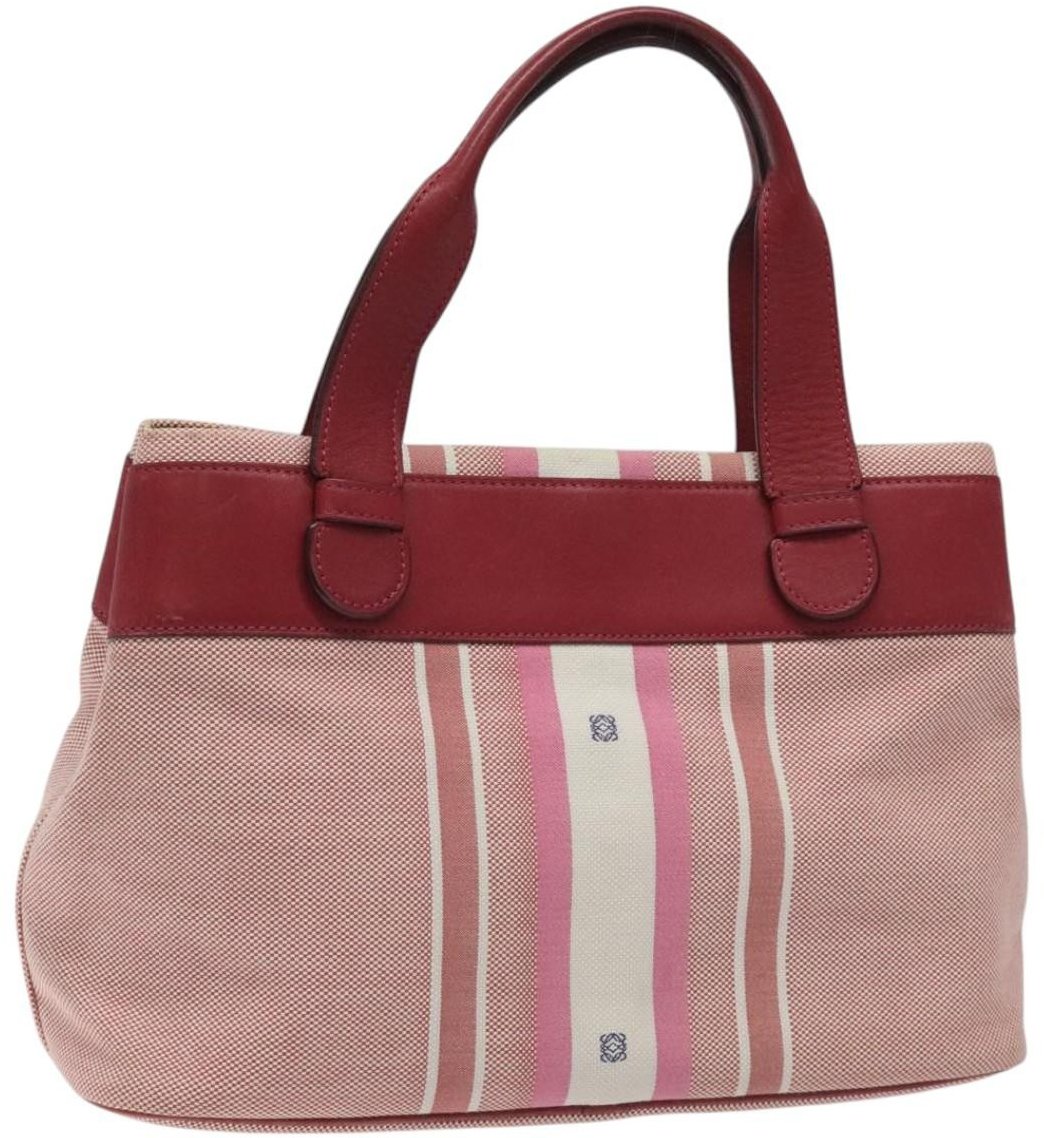 Loewe Loewe Anagram handbag Canvas Roze