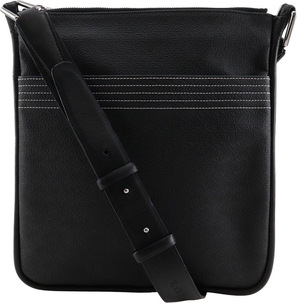 Loewe Repeat Anagram Canvas Zwart
