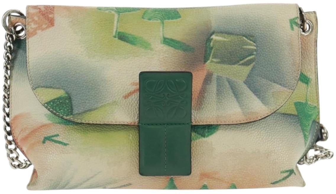 Loewe Loewe Avenue Crossbody Leather Groen