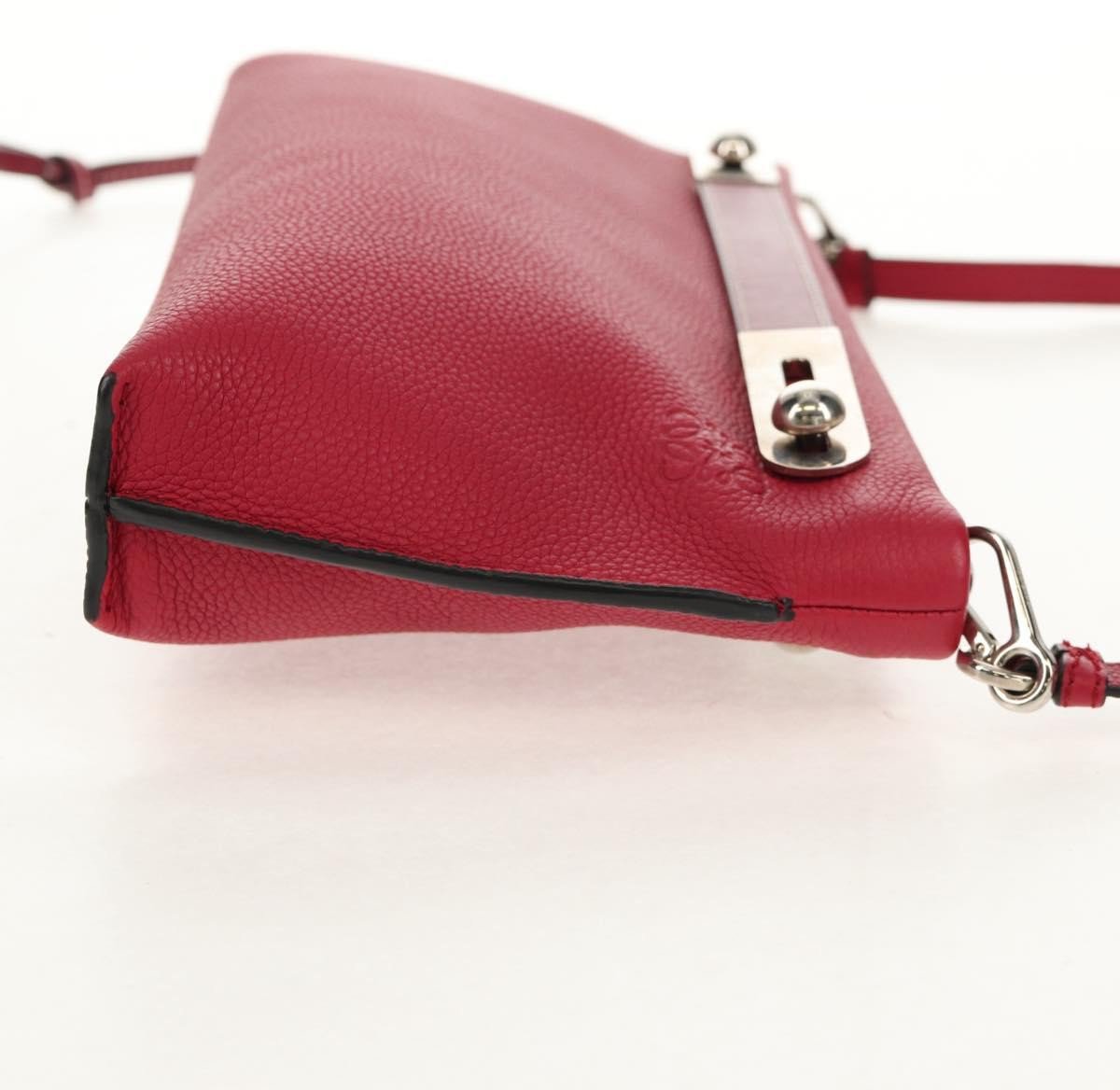 Loewe Missy Leather Medium Rood